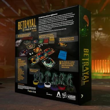 Avalon Hill Hasbro Gaming Betrayal at The House on The Hill 3rd Edition Cooperative Board Game,Ages 12 and Up,3-6 Players,50 Chilling Scenarios - Image 11