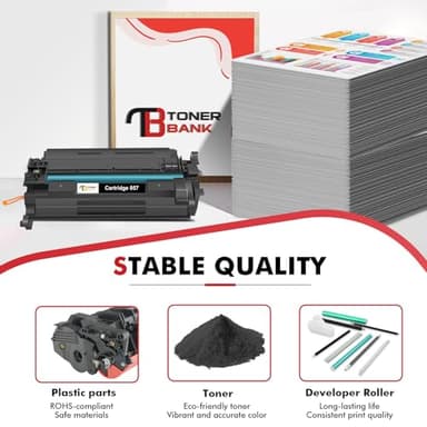 057 Toner Cartridge Black 2-Pack Compatible Replacement for Canon 057 057H CRG-057 MF445dw MF455dw Toner Cartridge for ImageCLASS MF445dw MF448dw LBP226dw LBP227dw LBP228dw MF449dw MF445 Printer Ink - Image 5