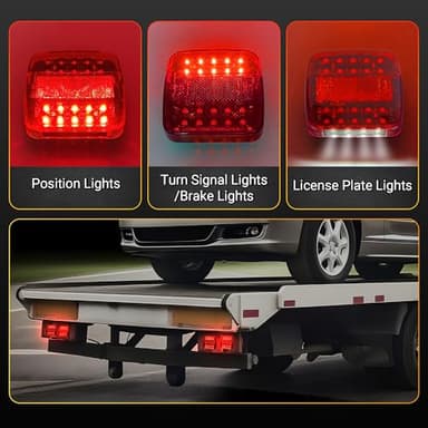 MEDAMOC Wireless Trailer Lights Magnetic, New Rechargeable Wireless Trailer Tow Lights LED Kit Waterproof for Truck Camper RV - Image 3