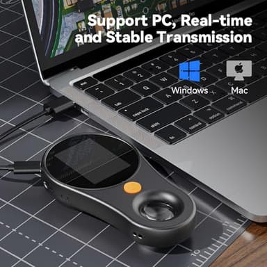Microscope for Adult-2.0 Inch IPS Screen 100X Pocket Microscope, 3-Level Adjustable LED Lights Portable Handheld Mini Microscope,USB Connection to PC - Image 5