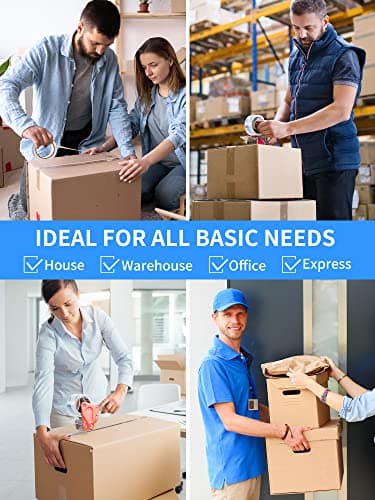 JARLINK Clearer Packing Tape 12 Rolls, Heavy Duty Packaging Tape for Shipping Packaging Moving Sealing, 2.7mil Thick, 1.88 inches Wide, 60 Yards Per Roll, 720 Total Yards - Image 6