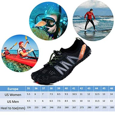 Water Shoes Men Women Barefoot Shoes Outdoor for Beach Aqua Swim Pool River Water Quick Dry Boating Fishing Diving Surfing with Yoga Aerobics - Image 7
