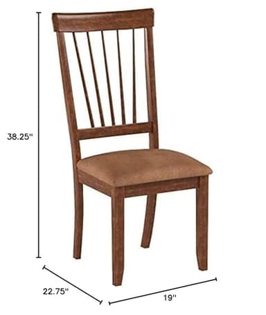Signature Design by Ashley D199-01 Berringer 18" Rustic Dining Chair with Cushions, 2 Count, Light Brown - Image 14