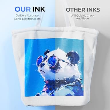 Acaves Sublimation Ink Refilled Bottles 400ML Compatible for ET2400 ET2720 ET2760 ET2750 ET4800 ET-2800 ET-2803 ET-2850 Inkjet Printers Heat Press Transfer on Mugs T-Shirts, 4 Pack - Image 5