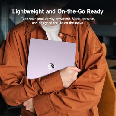 HP 14" Student-Laptop with Copilot AI office365, Intel Processor N150(Up to 3.6GHz) 8GB RAM 384GB Storage(128GB UFS + 64GB Ghost Manta SD Card) Win11 Lavender - Image 7