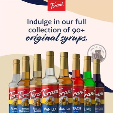 Torani Coffee Syrup, Vanilla Flavored Syrup for Drinks, Pump Included, 25.4 Fl Oz - Image 7