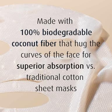 Lune+Aster 5 Minute Rescue Mask - Nourish | Antixoidant Sheet Mask with Pomegranate, Acai, and Blackberry. For premature aging and free radical damage. - Image 9