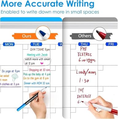 maxtek Dry Erase Markers, 0.7mm Ultra Fine Tip, Low Odor, 12 Count - Image 3