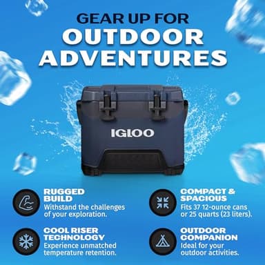 Igloo BMX 25 QT Rugged Blue - Image 2