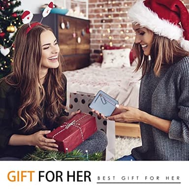 Toughergun Wallet Women Rfid Blocking Small Compact Bifold Luxury Leather Pocket Wallet Ladies Mini Purse with ID Window - Image 8