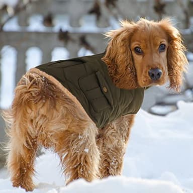 Queenmore Warm Coat for Cold Weather, Quilting Winter Jacket With Ultra Thick Plush Lining and Storage Pockets (Green, Medium) - Image 6