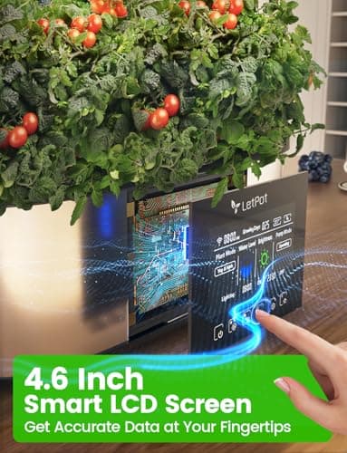 LetPot LPH-Max Hydroponics Growing System Kit, 21 Pods APP & WiFi Automatic Controlled Smart Indoor Garden with 36W LED Grow Light, Auto Drip Irrigation Kits, Self-Managed Nurturing & Watering - Image 9