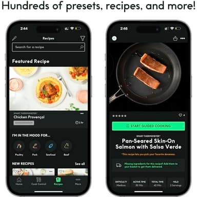 CHEF iQ Sense Smart Wireless Meat Thermometer with Ultra-Thin Probe, Unlimited Range Bluetooth Meat Thermometer, Digital Food Thermometer for Remote Monitoring of BBQ Grill, Oven, Smoker, Air Fryer - Image 4