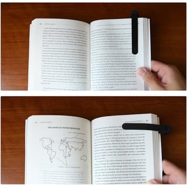SMUK 3pcs Automatic Bookmark, Silicone Book Marks for Reading Women, Men, Kids, Book Lovers, Cute Unique Book Markers for Reading, Reading Accessories Gifts for Book Lovers - Image 7