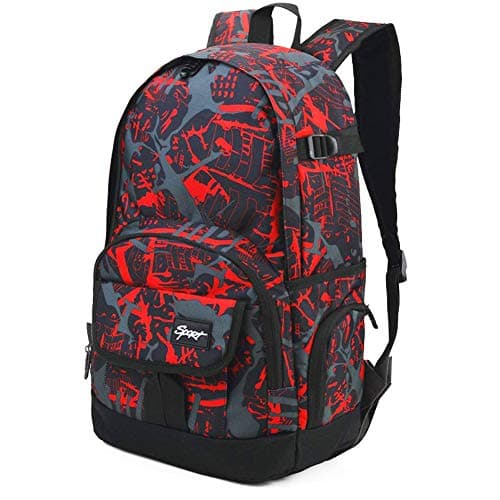 rickyh style School Backpack Travel Bag for Men & Women Lightweight College Back Pack with Laptop Compartmen - Image 1