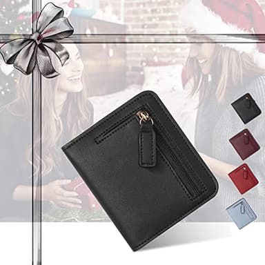 Toughergun Wallet Women Rfid Blocking Small Compact Bifold Luxury Leather Pocket Wallet Ladies Mini Purse with ID Window - Image 7