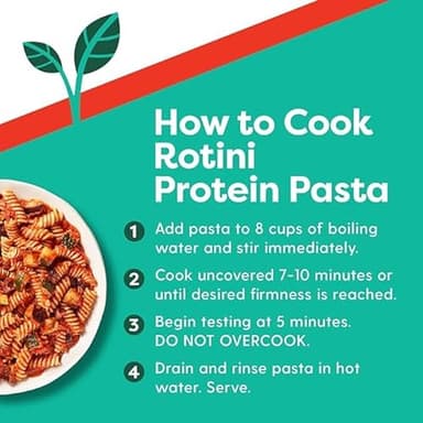 Ancient Harvest Gluten-Free Plant-Based High-Protein Vegan Pasta, Red Lentil and Quinoa Rotini, 8 Ounce Boxes (Pack of 6) - Image 5
