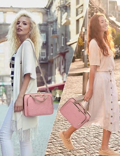 Heouvo Bible Cover Case for Women with 6 Highlighters & Tabs, Large Bible Bag, Bible Study Supplies, Pink - Image 6