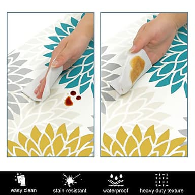 HEBE Anti Fatigue Kitchen Rug Sets 2 Piece Non Slip Kitchen Mats for Floor Cushioned Kitchen Rugs and Mats Waterproof Comfort Standing Mat Runner for Kitchen,Home Office,Sink,Laundry - Image 6