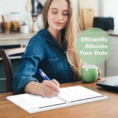 2025-2027 Monthly Planner, 2025 Calendar 24 Months Planner, JULY 2025 - JUNE 2027, 8.5" x 11", 2025 Academic Calendar Hard PVC Cover with Spiral Bound, Perfect for School & Office for Women & Men - Image 6