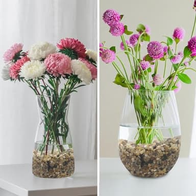 SHIZWU 10LB Coarse Sand,Colored Rocks Pebbles, Quartz Sand for Cactus Bonsai, Succulent Plant Bonsai Paving, Vase Filling Decoration, Natural Sand for Fish Tank Decoration Paving(2-4mm) - Image 4