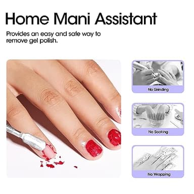 Gellen Gel Polish Remover Kit - Gel Nail Polish Remover with Latex Tape Peel Off Liquid and Manicure Tools, Quick & Easy Gel Polish Remover in 2-5 minutes, No Damage to Nails - Image 6