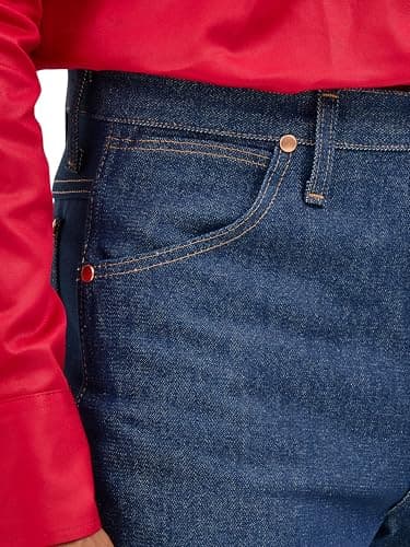 Wrangler 0936 Cowboy Cut Slim Fit Jean, Rigid Indigo, 34W x 38L - Image 6