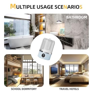 Portable Mini Washing Machine, 1L underwear washer with Digital Timer Display for underwear, socks, saliva towels, suitable for apartments, hotels, and travel and Fathers Day (Blue) - Image 9