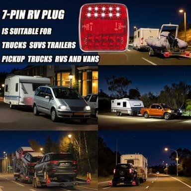 Wireless Trailer Lights Magnetic, upgrade Rechargeable Wireless Trailer Tow Lights LED Kit, IP65 Waterproof, 10-Hour Battery Life, 100 FT Signal Synchronization for Towing Truck Camper RV Boat - Image 6
