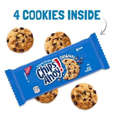 CHIPS AHOY! Original Chocolate Chip Cookies, 40 Snack Packs (4 Cookies Per Pack, 4 Boxes) - Image 5