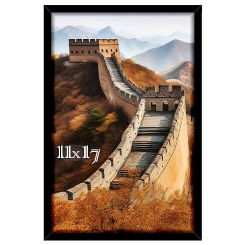 Picrit 11x17 Picture Frame, Photo Frame for Wall Mounting Display, Black - Image 1