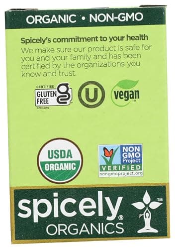 Spicely Organic Mustard Seeds Brown Whole 0.60 Ounce ecoBox Certified Gluten Free - Image 6