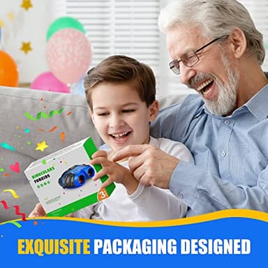 LET'S GO! Best Toys for 3-8 Year Old Boy, Easter Compact Waterproof Binocular for Kids Boys Brithday Christmas Stocking Stuffers for Kids 8-12 Gifts for 5-7 Year Old Boy Toys - Image 7