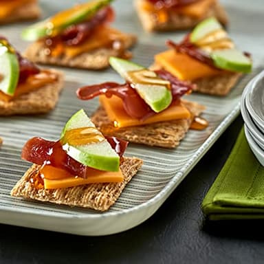 Triscuit Smoked Gouda Whole Grain Wheat Crackers, Lunch Snacks, Bulk Snack Crackers, 6 - 8.5 oz Boxes - Image 10