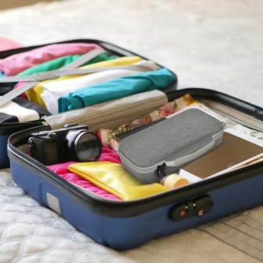 Wireless Microphone Case for JBL Wireless Two Microphone System for JBL Partybox DIY - Sized Mic Case Fits from 8.25-10.5In Handheld Dual Mic, Recivers, Audio Cable, Power Cord-Grey(Box Only) - Image 7