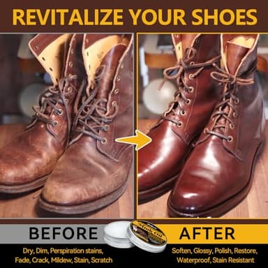 Mink Oil for Leather Boots, Leather Conditioner and Cleaner 3.52 oz, Leather Boot Care Kit, Leather Boot Conditioner for Premium Waterproof Formula to Soften & Restore Shoes, Leather Furniture - Image 2