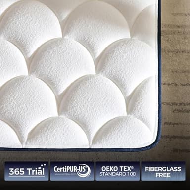 Queen Mattress, 14 Inch Queen Size Hybrid Mattress in a Box, Medium Firm Memory Foam mattress, with Individual Pocket Springs, Upgrade Zoned Support, Motion Isolation&Pressure Relief, CertiPUR-US - Image 4