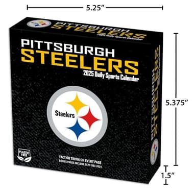 Turner Sports Pittsburgh Steelers 2025 Box Calendar (25998053054) - Image 2