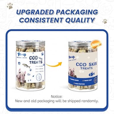 PAWUP Dog Treats, Cod Skins Dog Treat with Taurine, One-Ingredient Grain-Free Chew Fish Skin Rolls Rich in Omega3, 8 oz - Image 9