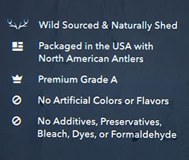 Amazon Brand - Wag Split Elk Antler, Naturally Shed, Long Lasting for Aggressive Chewers, Medium (Best for Dogs 15-30 lbs) - Image 9