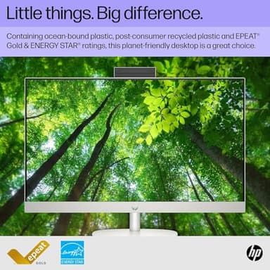 HP All-in-One Touchscreen Desktop Computer, 27" FHD IPS, Adjustable Height, Intel Ultra 7 155U (Up to 4.8 GHz), Intel Graphics, 32GB DDR5, 1TB SSD, Wireless KB & Mouse, Windows 11 Pro, w/Accessories - Image 7