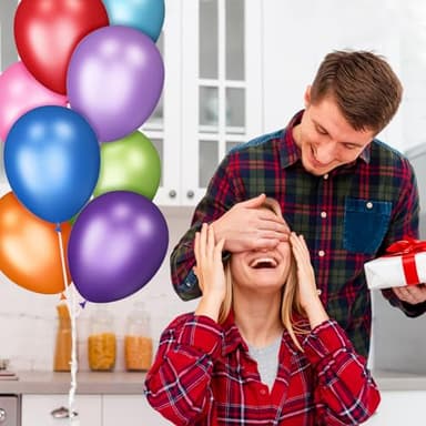 120Pcs Balloons Assorted Colors,12 Inch Latex Party Balloon for Birthday Party, Light Multi Color Ballons Rainbow Balloons for Wedding Baby Shower Supplies.(Assorted) - Image 5