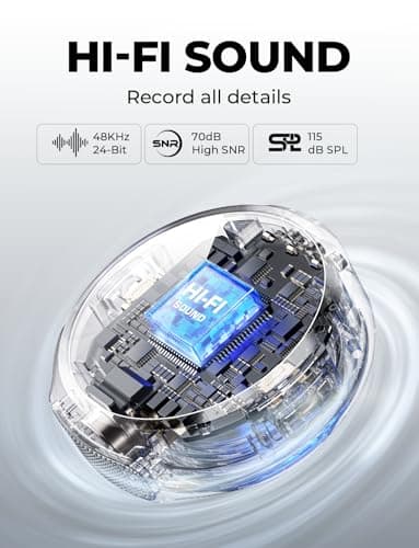 Hollyland Lark M2 Wireless Microphone for iPhone/Camera/Android/PC, 48kHz/24-bit High Fidelity Audio, 300m Range, Noise Cancelling, 40h Use, YouTube, Vlog, Streaming (2TX + 3RX + Charging Case) - Image 3