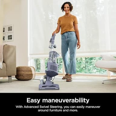 Shark NV352 Navigator Lift Away Upright Vacuum, Hepa Filter, Anti-Allergen Technology, Swivel Steering, Ideal for Carpet, Stairs, & Bare Floors, with Wide Upholstery & Crevice Tools, Lavender - Image 6