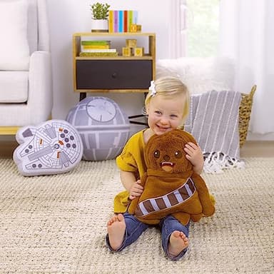 NoJo Star Wars Chewbacca Brown Super Soft Character Shaped Toddler Blanket - Image 8