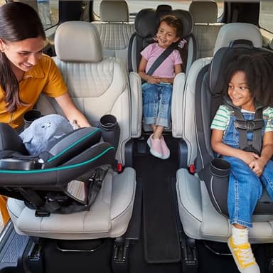 Safety 1st Grow and Go All-in-One Slim Convertible Car Seat, Rear Facing, 5-40 lbs, Forward Facing (30–65 lbs), High Back Booster Seat 40-100 pounds, Iron Frost - Image 13