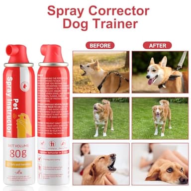 KDSZJDV Corrector Spray Dog Trainer, 80ml 2 Pack Corrector Spray for Dogs to Stops Barking, Jumping Up Attacks & Unwanted Dog Behaviour Humane Effective - Image 5