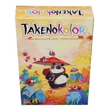 Takenokolor Board Game - Engage in Colorful Gardening Fun with Bamboo Groves! Fun Family Strategy Game for Kids & Adults, Ages 6+, 2-4 Players, 20 Minute Playtime, Made by Matagot - Image 1