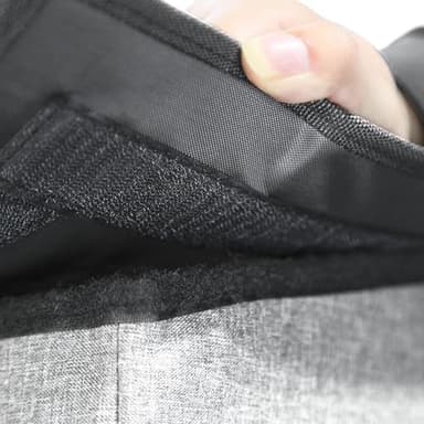 Heated Cat House for Outside-Waterproof & Windproof Outdoor Cat Shelter with Removable Heating Pad & LED Lights for All Seasons (Gray, 12"x24") - Image 3