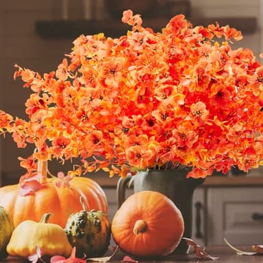 HAORESULT Fall Artificial Flowers for Outdoors 16 Bundles of Daisy Flowers to Add a Touch of Classy to Your Front Door, Porch, Patio, Courtyards, and Balcony - Image 5